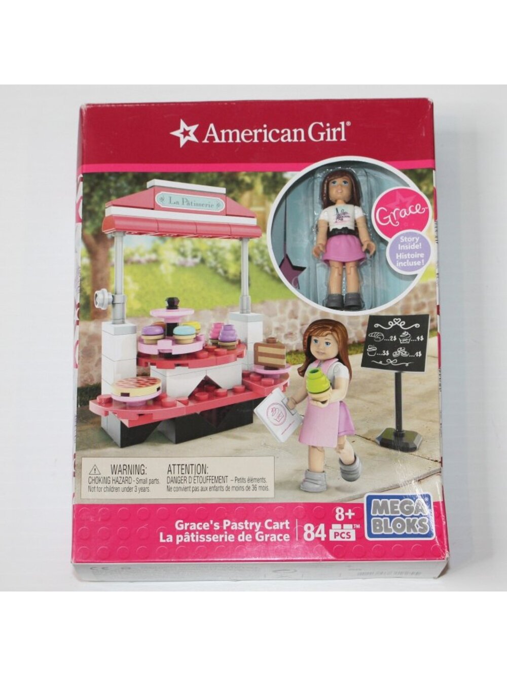 Mega Bloks Construx American Girl Grace's Pastry Cart New in Package